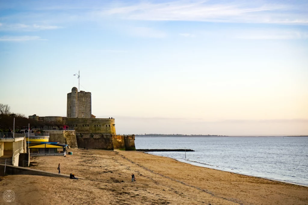 le fort Vauban depuis la Grande Plage de Fouras