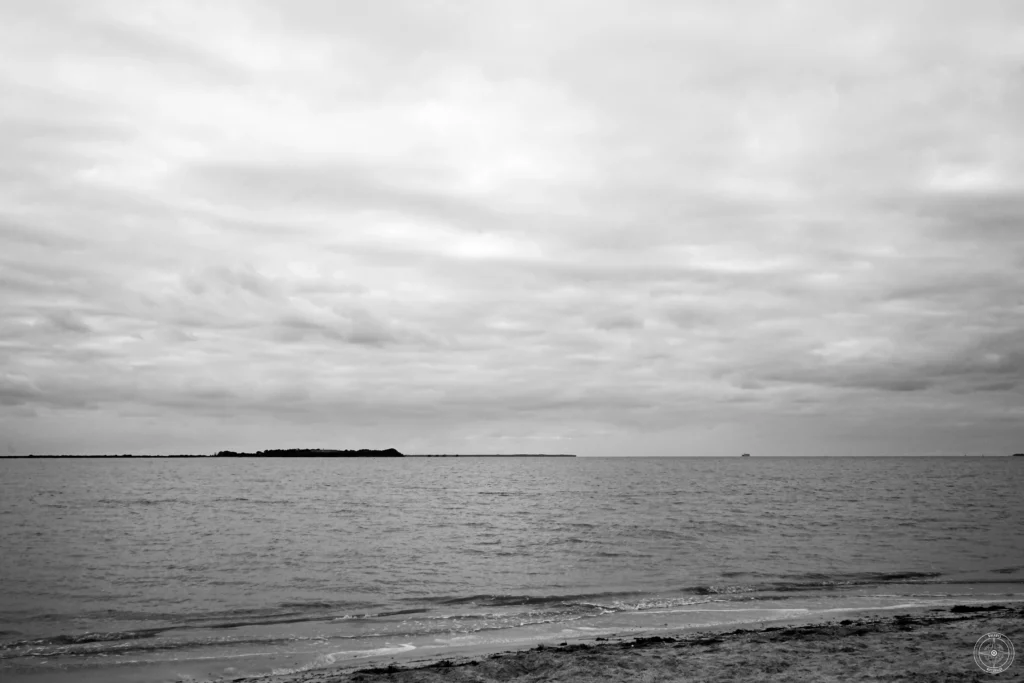 panorama île Madame et Fort Boyard depuis le marais de Fouras