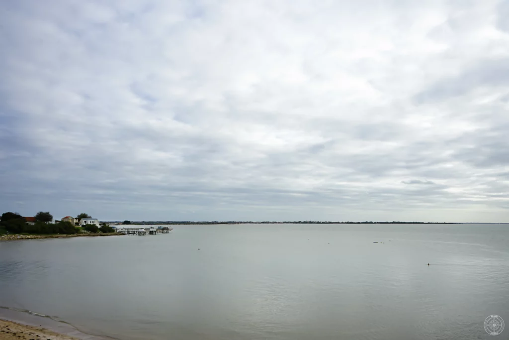 vue sur Port-des-Barques depuis Fouras