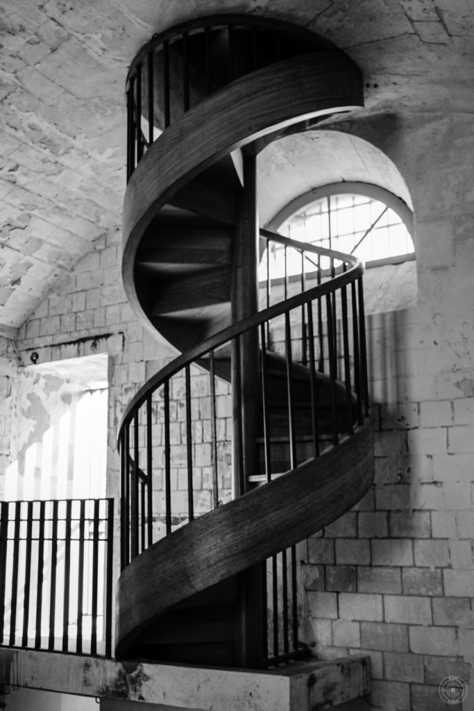 escalier à vis de fort Madame