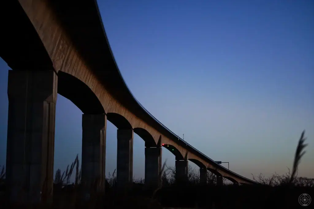viaduc du Martrou de nuit