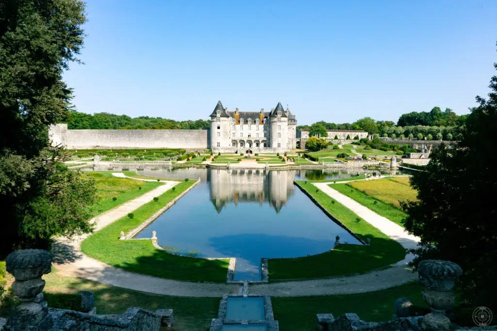 vue du parc du château depuis le belvédère